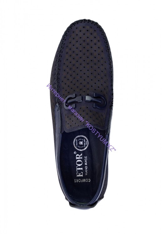 Мокасины Etor 16329-16654 синие