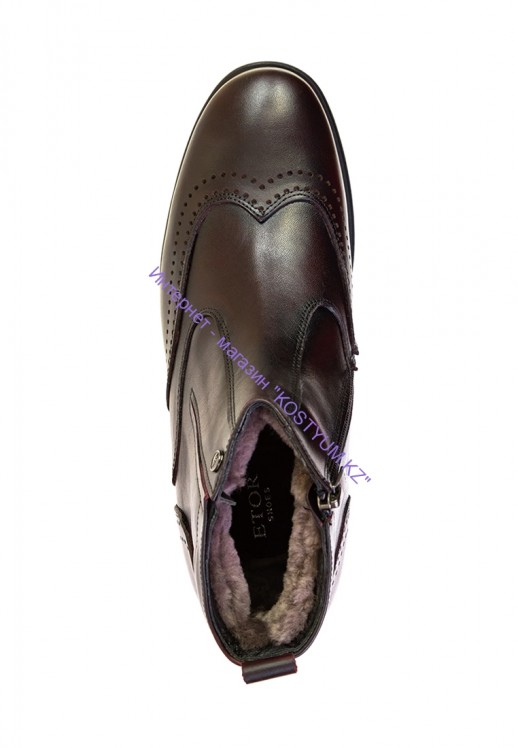 Ботинки Etor 16608-7485 бордовые