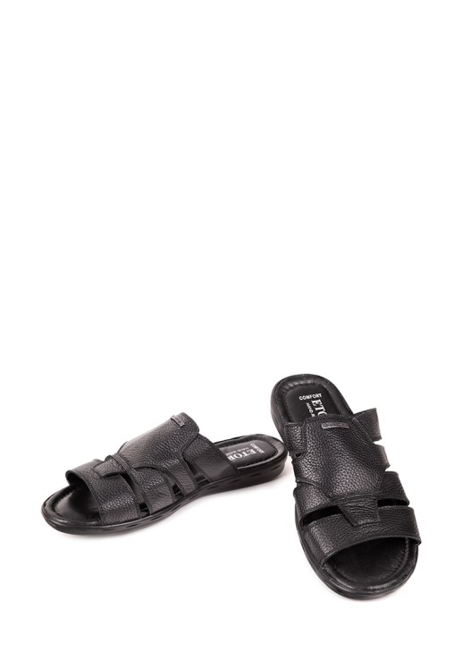 Шлёпанцы Etor 883-85411 черные