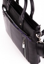 Сумка-портфель Karya 0762-45 чёрная