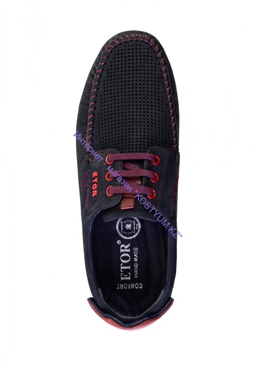 Мокасины Etor 16352-16654 синие