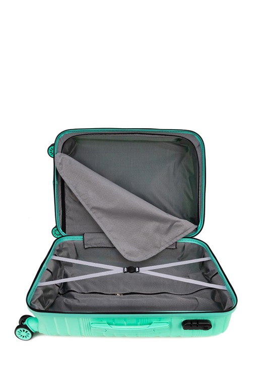 Чемодан LAGUNA 001-07 салатовый M 70 л