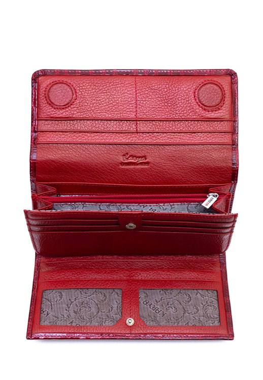 Кошелёк Karya 1146-08 бордовый