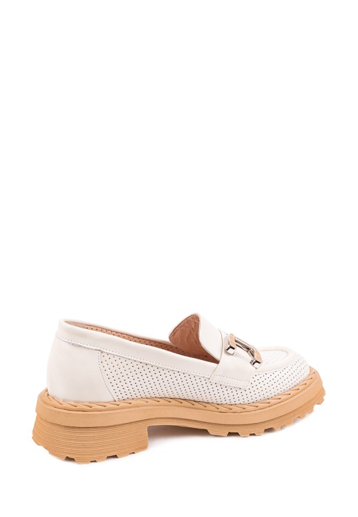 Лоферы Vesba 1351654-502 бежевые