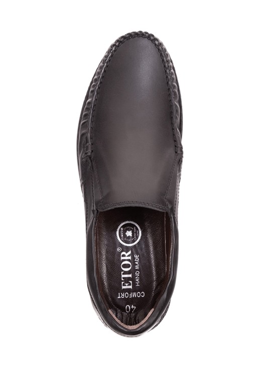 Мокасины Etor 13064-203650 чёрные