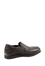 Слипоны Etor 19897 черные с мехом