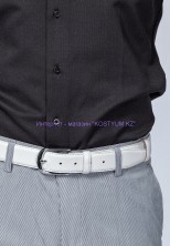 Ремень Karya 9004 белый 