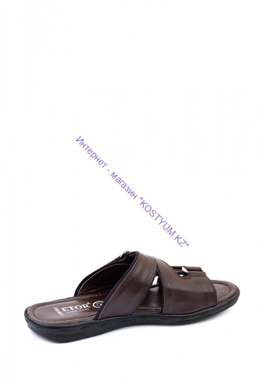 Шлёпанцы Etor 929-85411 коричневые
