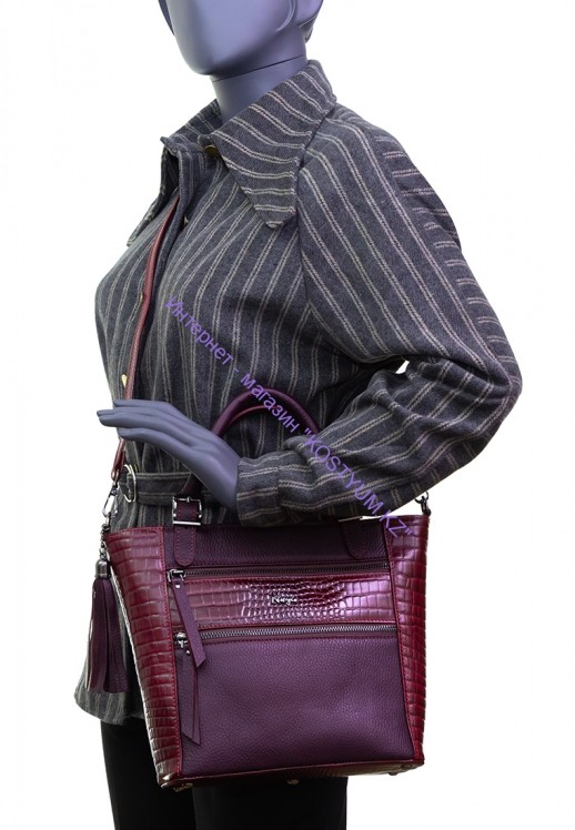 Женская сумка Karya 2159-503 бордовая