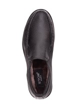 Туфли Etor 19438-2005 чёрные с мехом