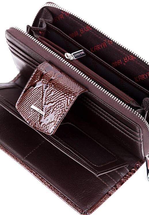 Кошелёк Karya 1119-015 коричневый