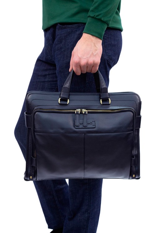 Сумка-портфель Roberto Tonelli RT166-49 синяя