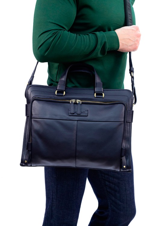 Сумка-портфель Roberto Tonelli RT166-49 синяя