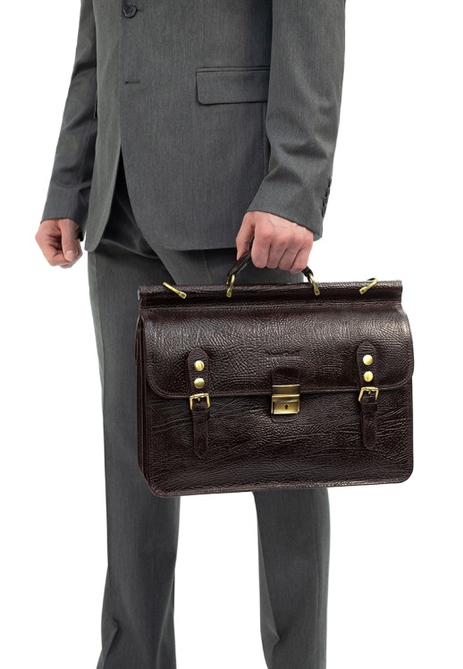 Портфель Roberto Tonelli 106-886 коричневый
