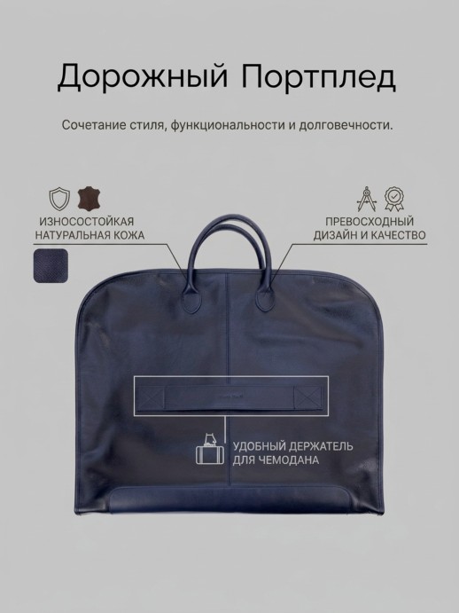 Сумка портплед Roberto Tonelli RT180-49 синий