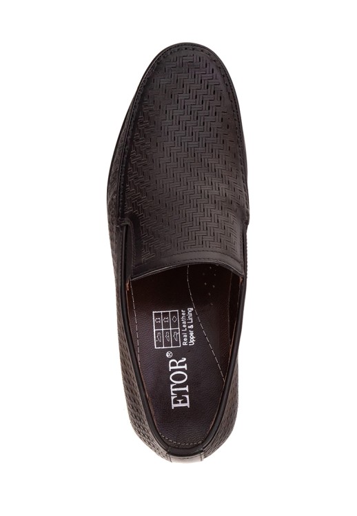 Мокасины Etor 6155-7188 чёрные
