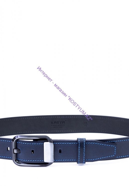Ремень Karya 244-100 синий