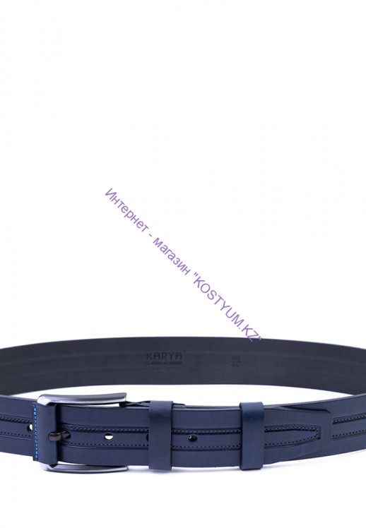 Ремень Karya 288-100 синий