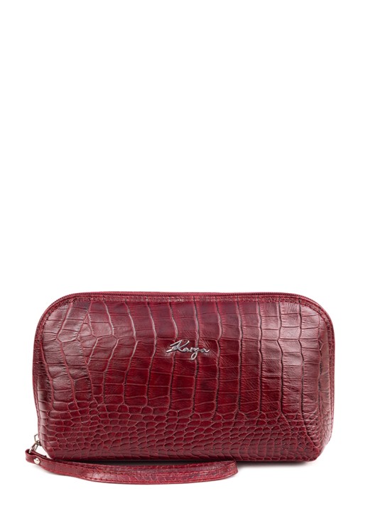 Косметичка Karya 2029-016 бордовая