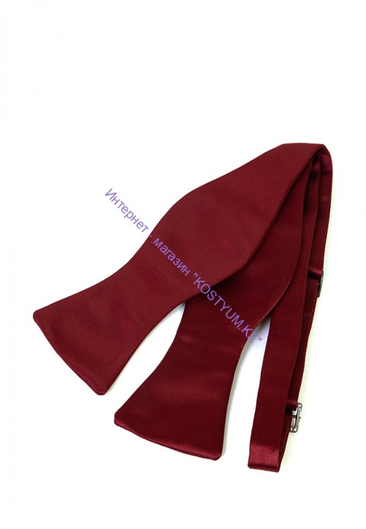 Бабочка завязывающаяся z-04 бордовая