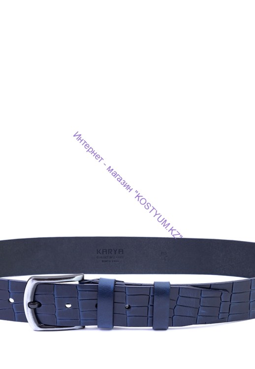 Ремень Karya 310-102 синий