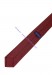 Мужской галстук Quesste g-04 бордовый 