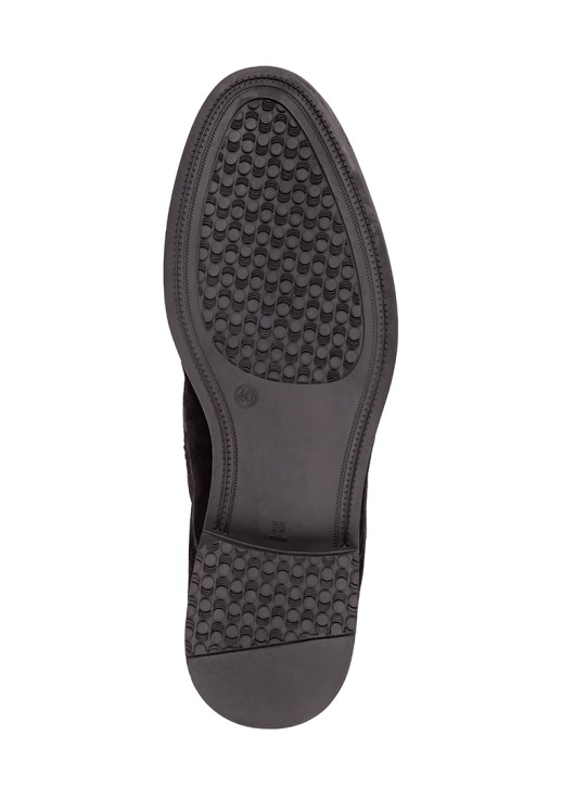 Туфли Etor 17881-9145 чёрные замшевые