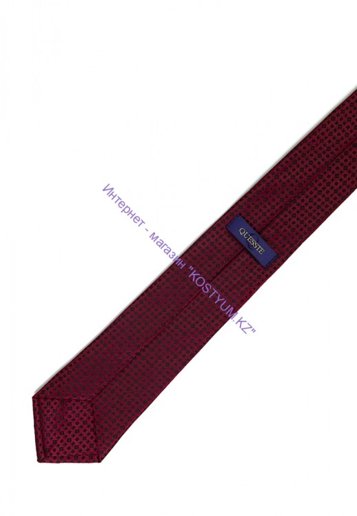 Мужской галстук Quesste g-14 бордовый