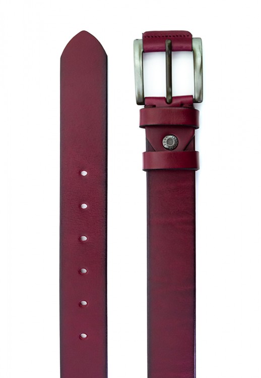 Ремень Tony Bellucci 48900 бордовый
