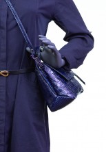 Сумка Tony Bellucci 059-8 синяя кроко