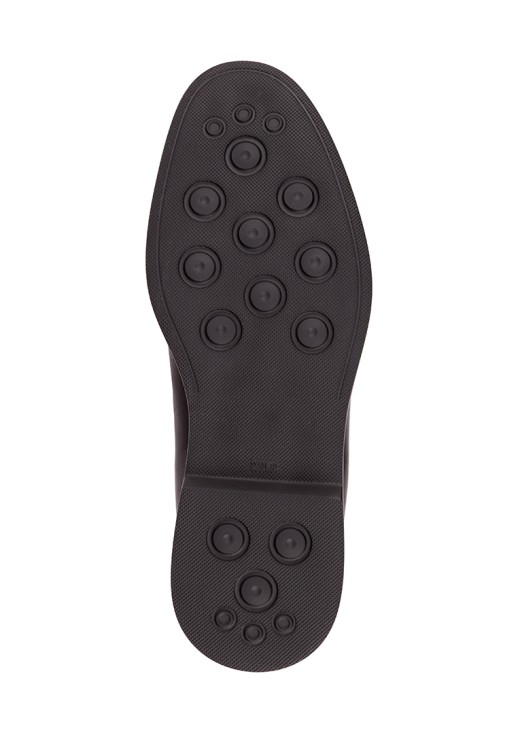 Туфли Etor 18328-14 чёрные с мехом