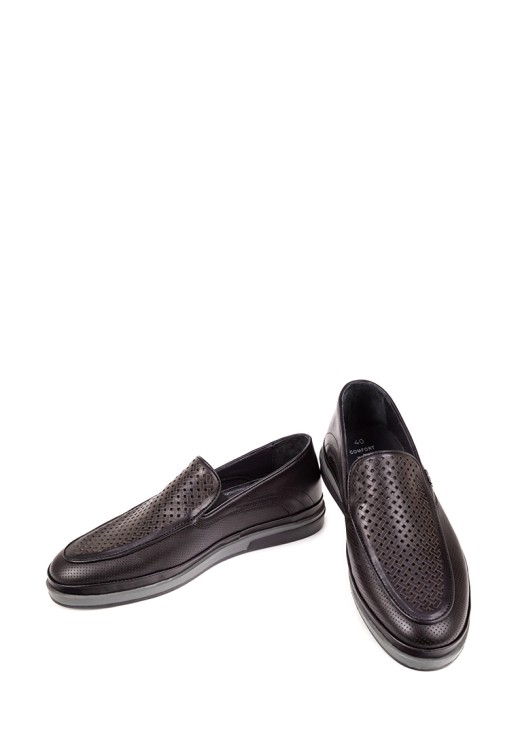 Мокасины Etor 18046-006 чёрные