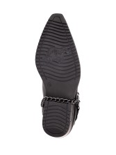 Казаки Etor 63-007 черные с мехом