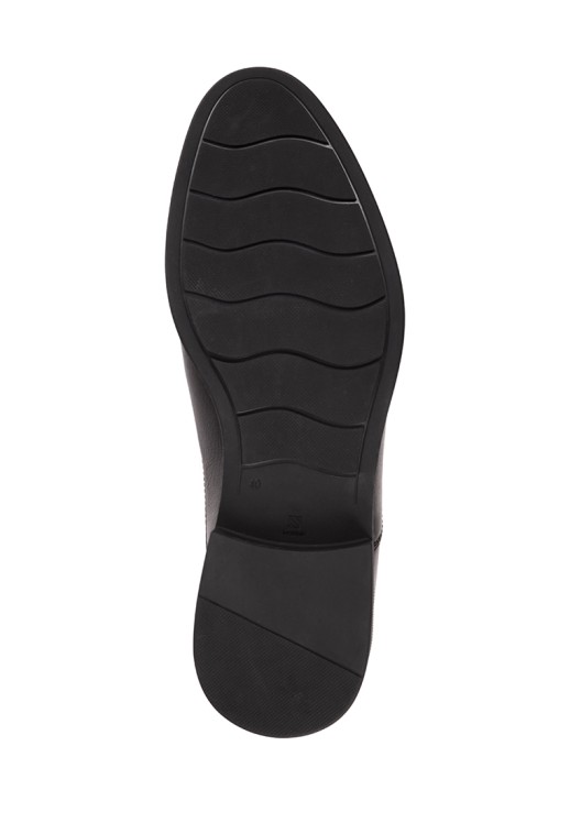 Туфли Etor 18398-0018 чёрные с мехом