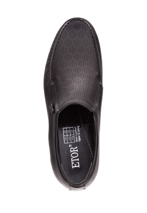 Мокасины Etor 15214-7188 чёрные