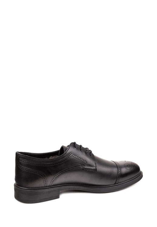 Туфли Etor 18408-0018 чёрные с мехом