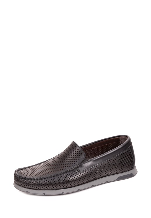 Мокасины Etor 18760-011 чёрные