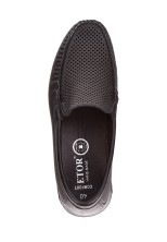 Мокасины Etor 18760-011 чёрные