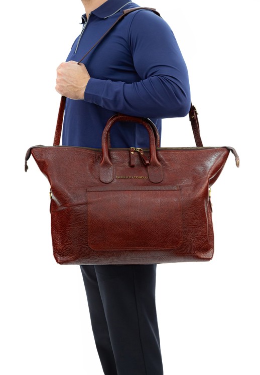 Саквояж Roberto Tonelli RT0174-896 бордовая