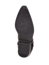 Казаки Etor 63-007 коричневые с мехом