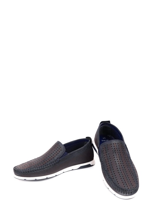 Мокасины Etor 18777-011 нубук синие