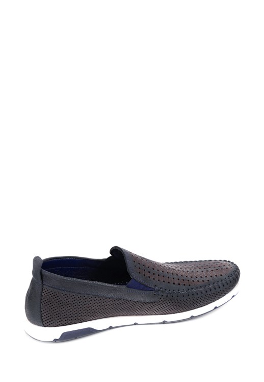 Мокасины Etor 18777-011 нубук синие