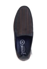 Мокасины Etor 18777-011 нубук синие