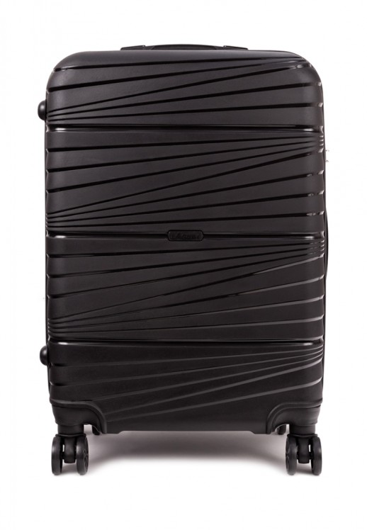 Чемодан LAGUNA 001-01 черный M 70 л