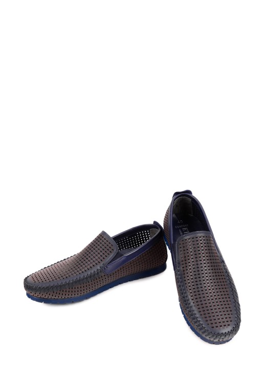 Мокасины Etor 10349N синие