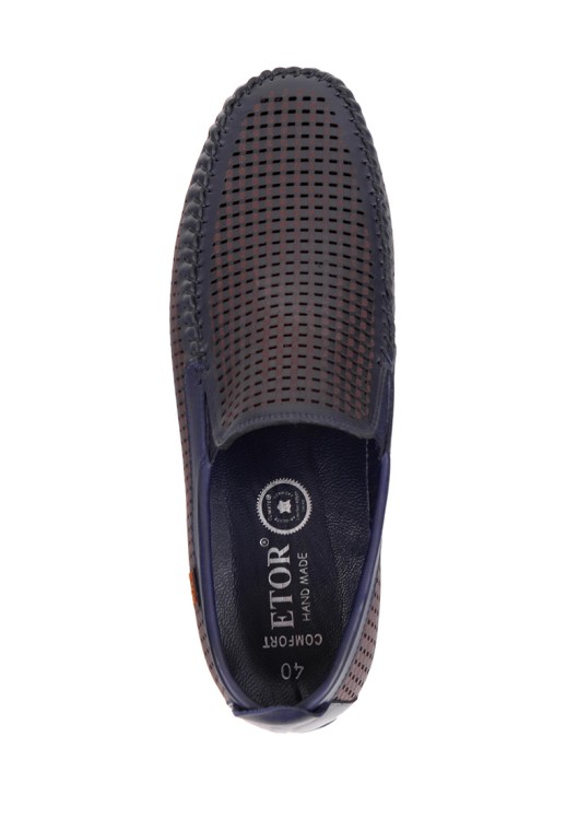 Мокасины Etor 10349N синие