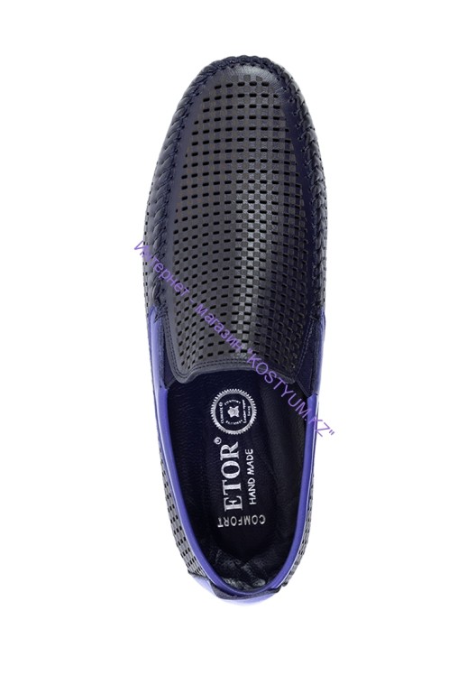 Мокасины Etor 10349N синие