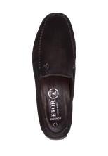 Мокасины Etor 18059-493 нубук чёрные