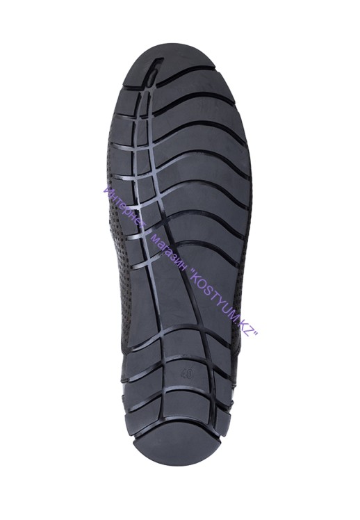 Мокасины Etor 15652-16654 чёрные