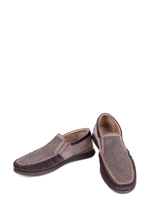 Мокасины Etor 18868-011 нубук коричневые